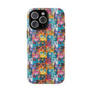 Playful Cat iPhone Case - Tough & Colorful Design