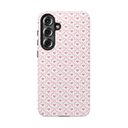 Stylish Samsung Galaxy Phone Case with Pink Ribbon Design