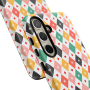 Colorful Hearts Samsung Galaxy Phone Case - Stylish Tough Cases for Everyday Protection