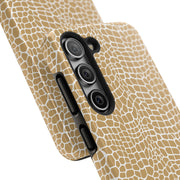 Stylish Tough Phone Case with Trendy Giraffe Pattern