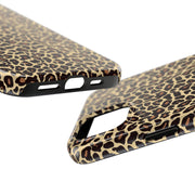 Leopard Print Tough Phone Case - Stylish & Durable Protection for Your Device