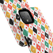 Colorful Diamond Pattern Google Pixel Phone Case - Tough Cases