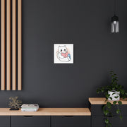 Cute Cat Reading Canvas Art - Perfect for Cat Lovers