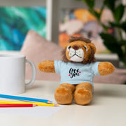 Cute Stuffed Animal with 'Love You' Tee - Perfect Gift for Kids and Beloved Ones