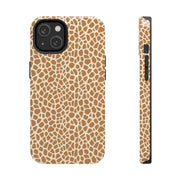 Giraffe Print Tough Phone Case for Animal Lovers