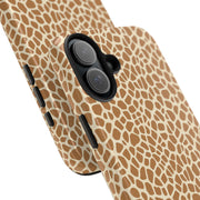 Giraffe Print Tough Phone Case for Animal Lovers
