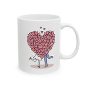 Whimsical Tree Hugger Ceramic Mug - 11oz & 15oz