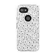 Cute Dog Pattern Google Pixel Phone Case - Tough Cases for Pet Lovers