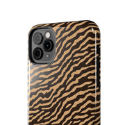 Wild Tiger Print Tough Phone Case – Durable Protection for Adventurers