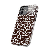 Giraffe Print Tough Phone Case - Stylish & Durable Protection for Animal Lovers