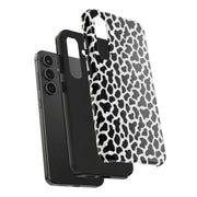 Stylish Cow Print Tough Phone Case - Durable Protection for Animal Lovers