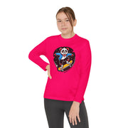 Youth Skateboarding Panda Long Sleeve Tee - Fun and Sporty Design for Active Kids
