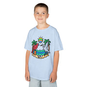 Tropical Birds Kids Tee - Fun Wildlife Design for Summer Adventures
