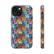 Playful Cat iPhone Case - Tough & Colorful Design