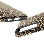 Leopard Print Tough Phone Case - Stylish & Durable Protection for Your Device