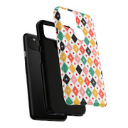 Colorful Diamond Pattern Google Pixel Phone Case - Tough Cases