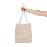 Elegant Floral Pattern Tote Bag - Eco-Friendly Shopping Bag for All Occasions