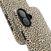 Leopard Print Tough Phone Case - Stylish & Durable Protection