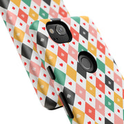 Colorful Diamond Pattern Google Pixel Phone Case - Tough Cases
