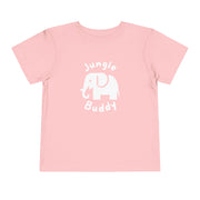Jungle Buddy Toddler Tee - Cute Elephant Graphic T-Shirt for Kids