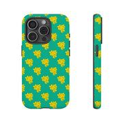 Vibrant Floral Tough Case for iPhone - Stylish Protective Cover