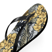 Tropical Floral Flip Flops | Summer Beach Sandals for Vacation