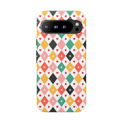 Colorful Diamond Pattern Google Pixel Phone Case - Tough Cases