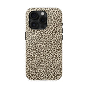 Leopard Print Tough Phone Case - Stylish & Durable Protection