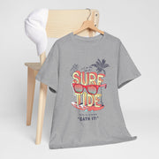Surf-Inspired Unisex Heavy Cotton Tee - 