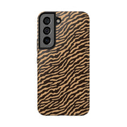 Wild Tiger Print Tough Phone Case – Durable Protection for Adventurers