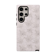 Floral Tough Samsung Galaxy Phone Case - Durable Design for Nature Lovers