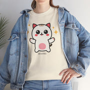 Cute Cat Printed Unisex Heavy Cotton Tee