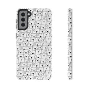 Cute Dog Pattern Samsung Galaxy Phone Case - Tough Cases for Pet Lovers