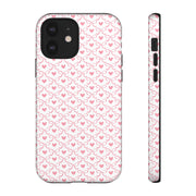Cute Heart Pattern iPhone Case - Tough & Stylish Smartphone Cover