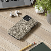 Leopard Print Tough Phone Case - Stylish & Durable Protection