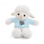 Cute Stuffed Animal with 'Love You' Tee - Perfect Gift for Kids and Beloved Ones