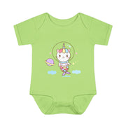 Cute Unicorn Space Adventure Infant Bodysuit - Baby Onesie for Newborns