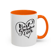 Best Grandma Ever Accent Coffee Mug - Perfect Gift for Mother's Day and Grandparent Celebrations