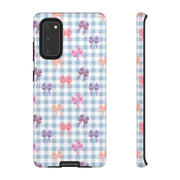 Cute Bow Pattern Tough Samsung Galaxy Phone Case - Stylish Protective Cover for Everyday Use