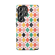 Colorful Hearts Samsung Galaxy Phone Case - Stylish Tough Cases for Everyday Protection