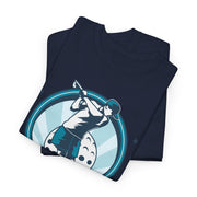 Golf-Themed Unisex Heavy Cotton Tee, Perfect for Golf Lovers, Casual Wear, Sports Events, Birthday Gifts, Golfing Occasions