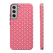 Cute Heart Pattern Samsung Galaxy Phone Case - Tough Protection for Everyday Use