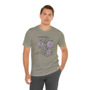 Floral Snake Unisex Jersey Tee - Stylish Graphic T-Shirt for Nature Lovers