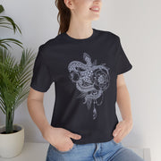 Botanical Snake Unisex Tee - Trendy Graphic T-Shirt for Nature Lovers
