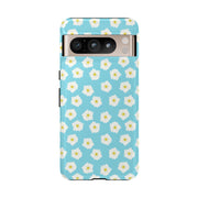Daisy Floral Tough Phone Case - Durable Protection for Your Device