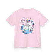 Kids Unicorn Dream Tee - Cute Heavy Cotton Shirt for Girls