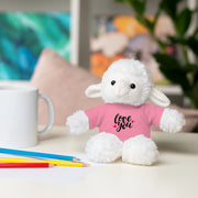 Cute Stuffed Animal with 'Love You' Tee - Perfect Gift for Kids and Beloved Ones