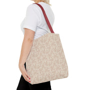 Elegant Floral Pattern Tote Bag - Eco-Friendly Shopping Bag for All Occasions
