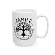 Family Tree Ceramic Mug - 11oz & 15oz | Perfect Gift for Family Gatherings & Special Occasions