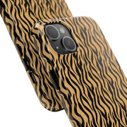 Wild Tiger Print Tough Phone Case - Stylish and Durable
